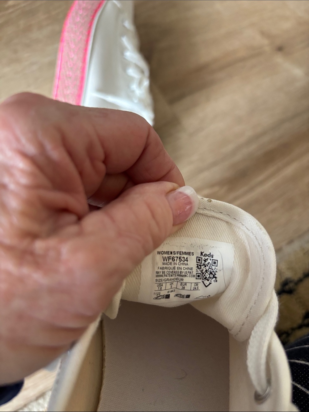 Keds women's Triple Kick Canvas Sneaker Size 7.5 New No box - Picture 7 of 7